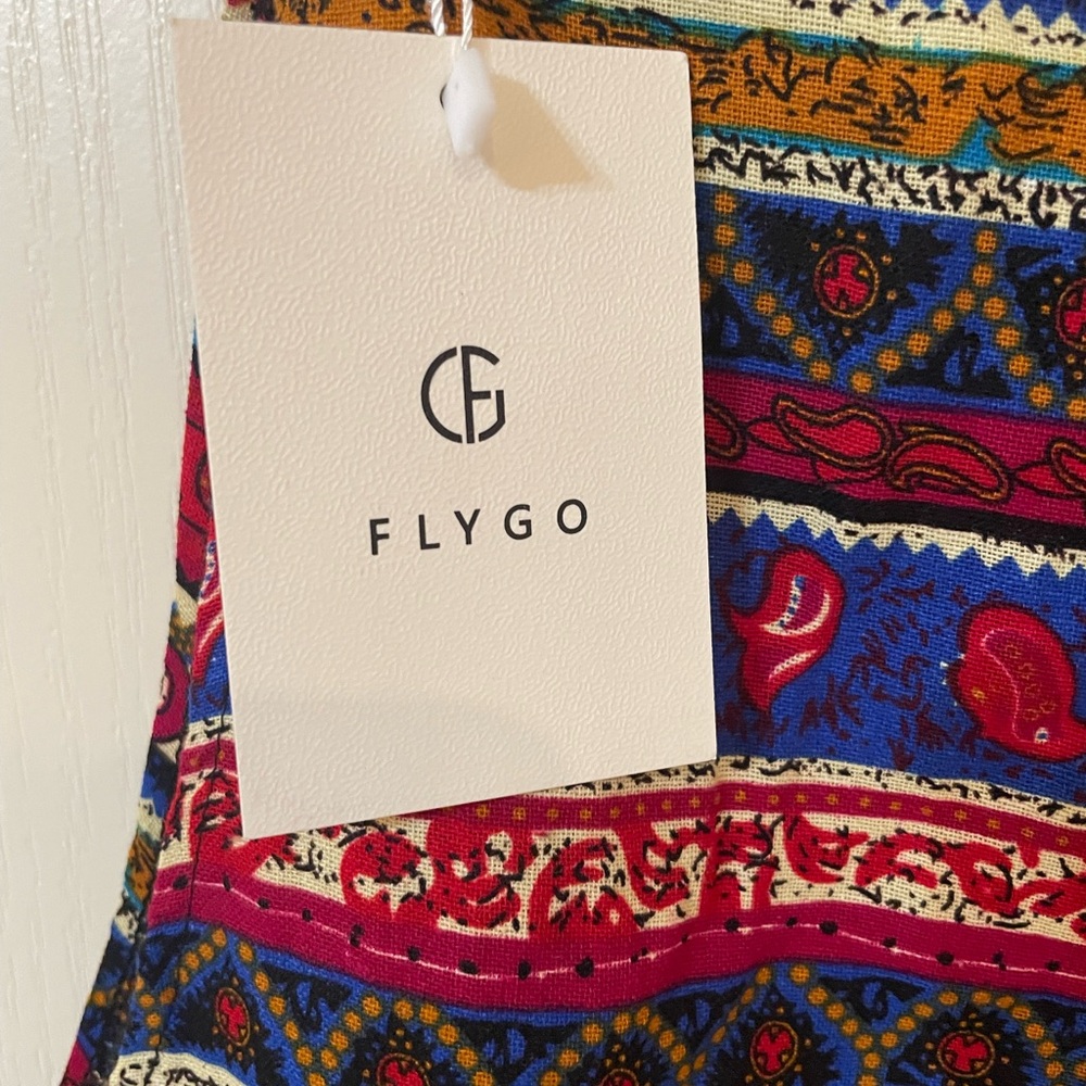 Colorful Patterned Overalls - Picture 3 of 4